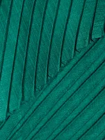 Angled Pleats Cardigan