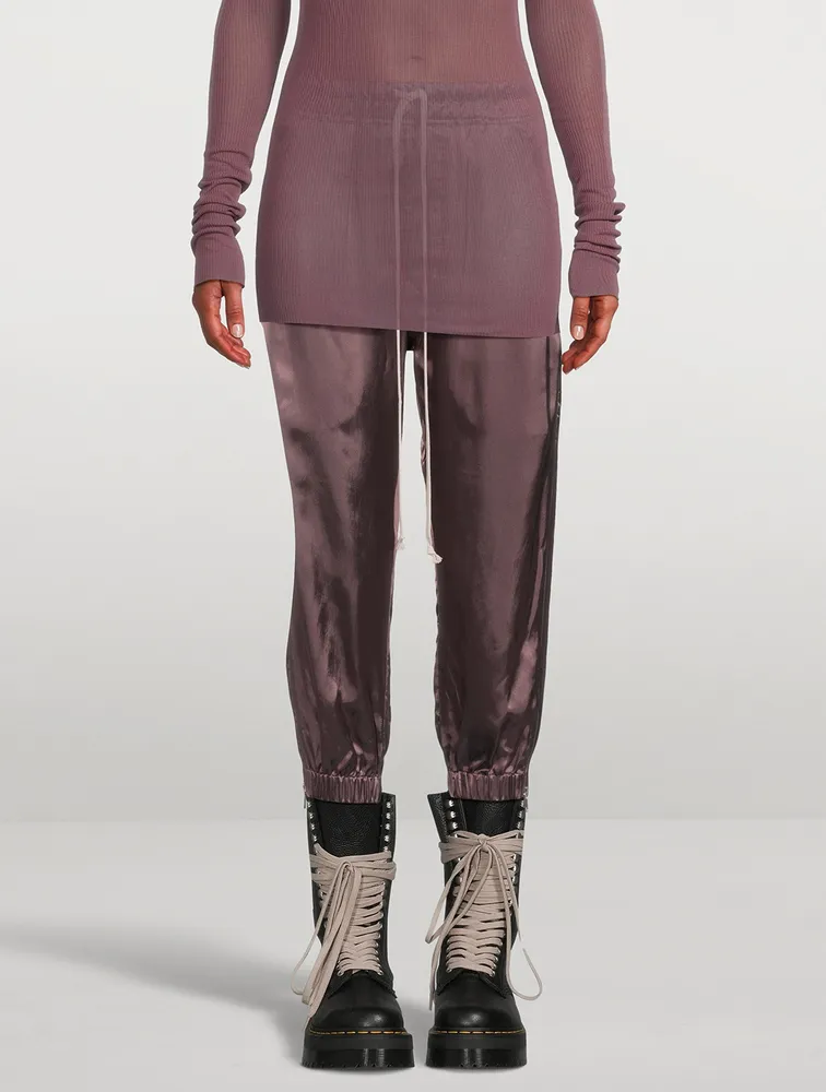 Edfu Satin Drawstring Pants
