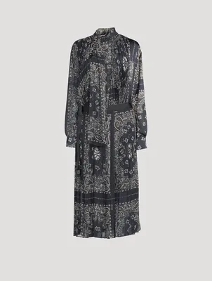Shirt Dress Bandana Print