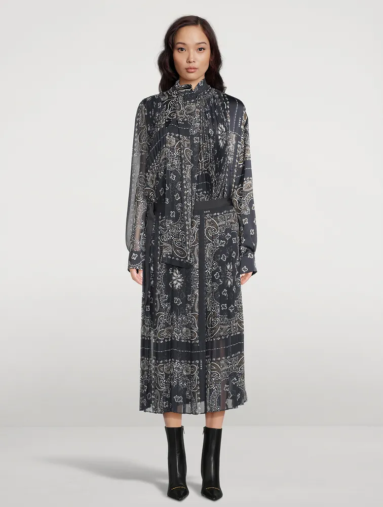 Shirt Dress Bandana Print