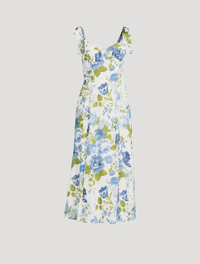 Nadira Midi Dress Floral Print