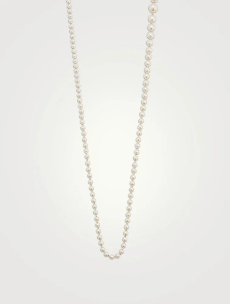 14K Gold Pearl Necklace
