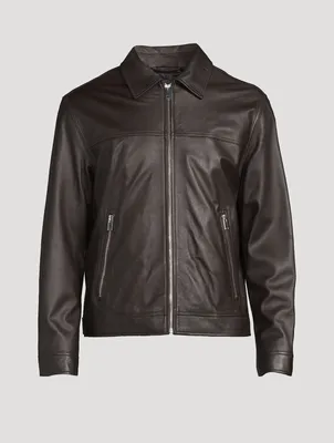 Leather Zip Jacket