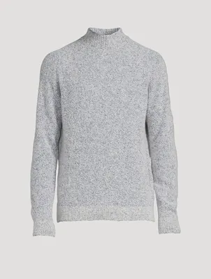McGill Melange Cashmere Wool And Silk Sweater