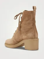 Foster Suede Combat Boots
