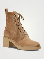 Foster Suede Combat Boots
