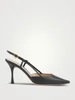 Ascent Leather Slingback Pumps