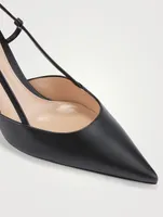 Ascent Leather Slingback Pumps