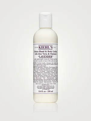 Deluxe Hand & Body Lotion with Aloe Vera & Oatmeal – Lavender