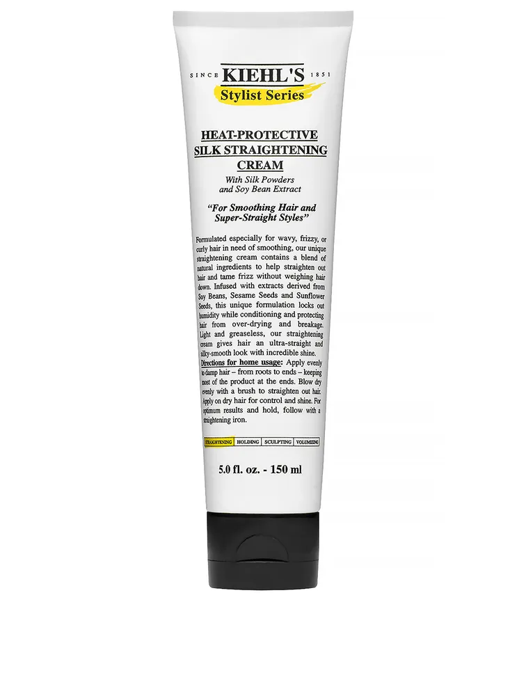 Heat-Protective Silk Straightening Cream