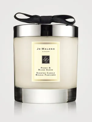 Peony & Blush Suede Home Candle