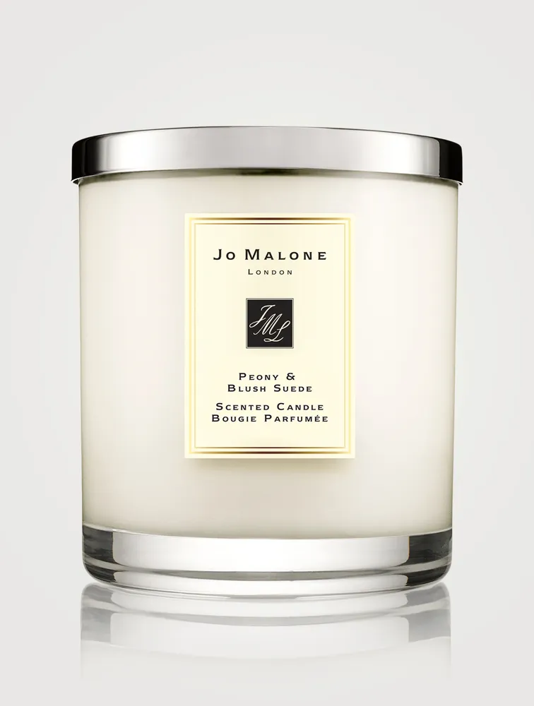Peony & Blush Suede Luxury Candle