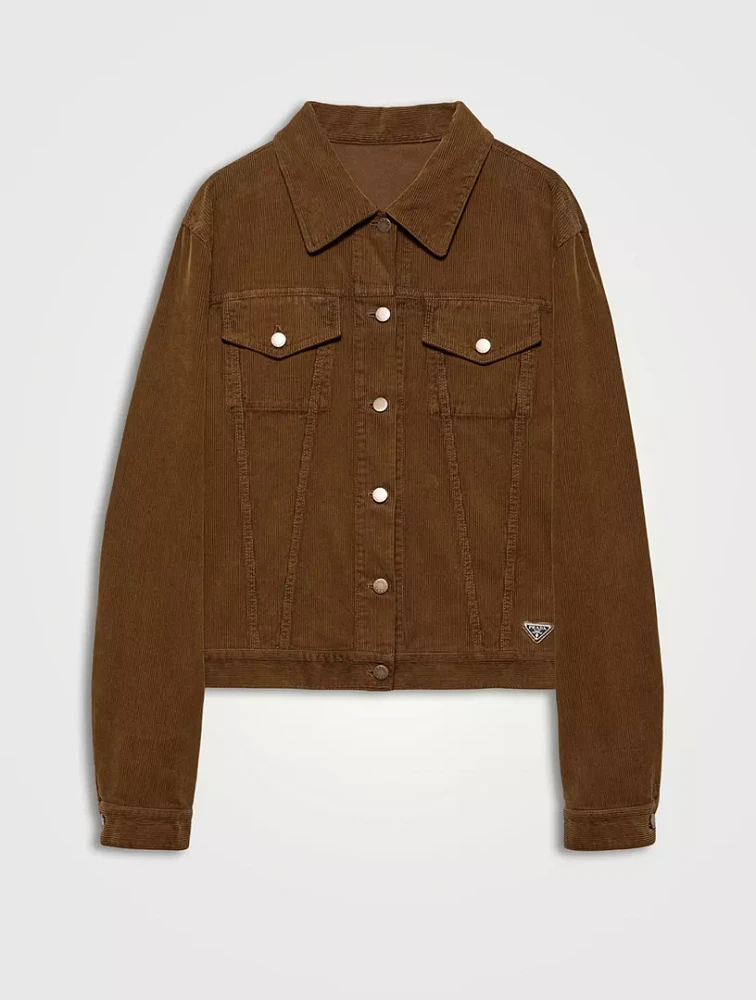 Corduroy Blouson Jacket