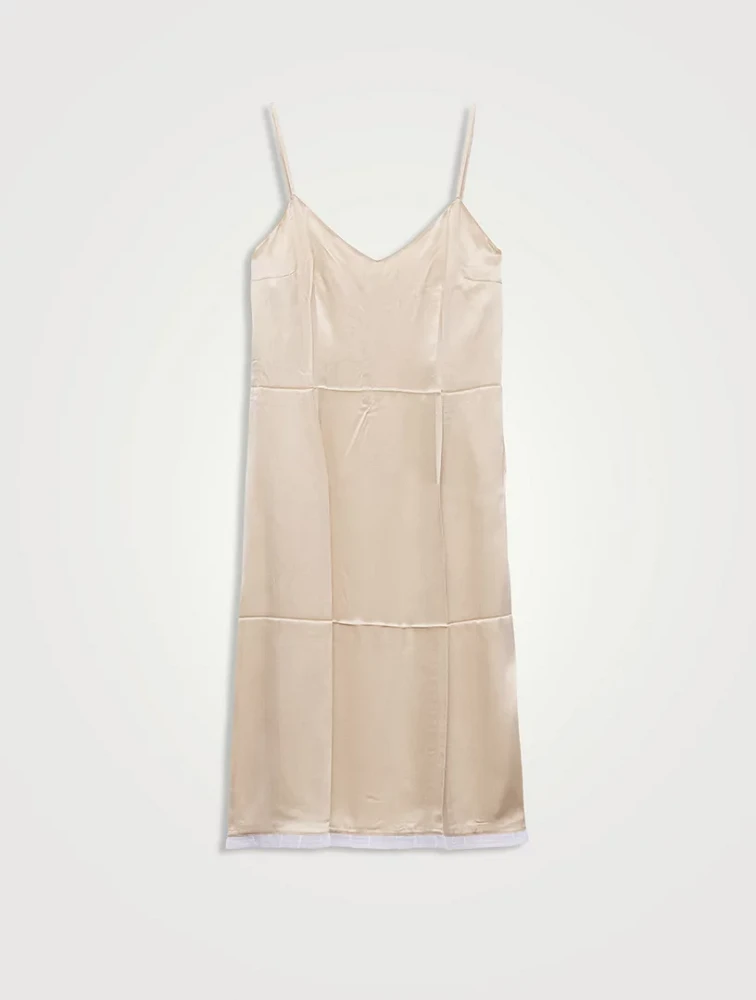 Satin Crepe Dress