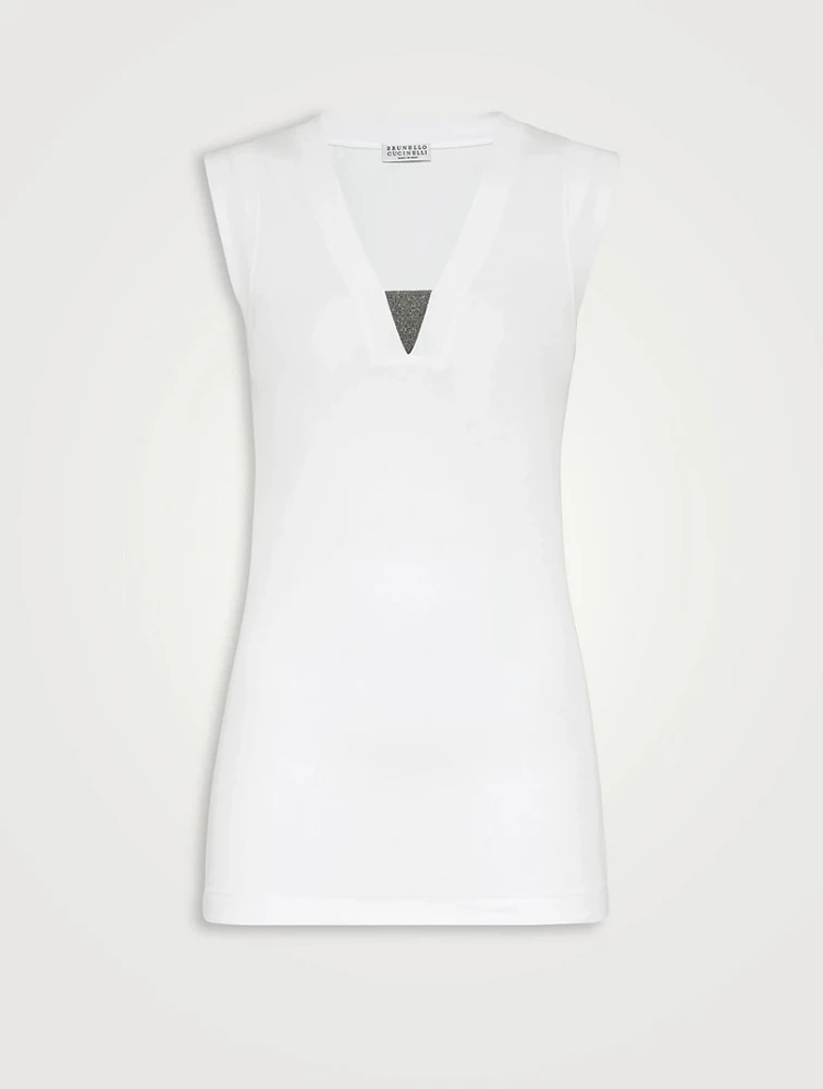 Ribbed Jersey Top