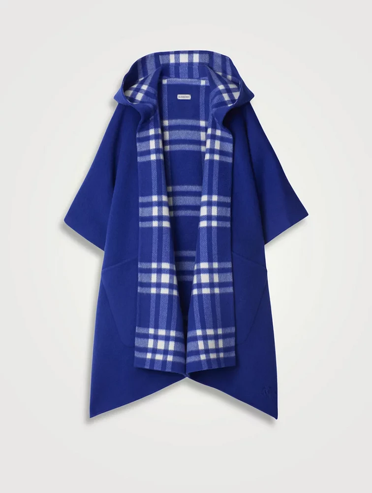 Reversible Cashmere Cape