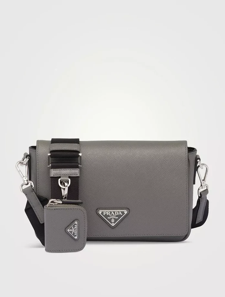 Saffiano Leather Shoulder Bag