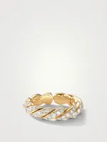 Pavéflex Band Ring 18k Yellow Gold With Diamonds