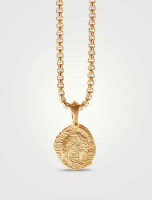 Pisces Amulet In 18k Yellow Gold
