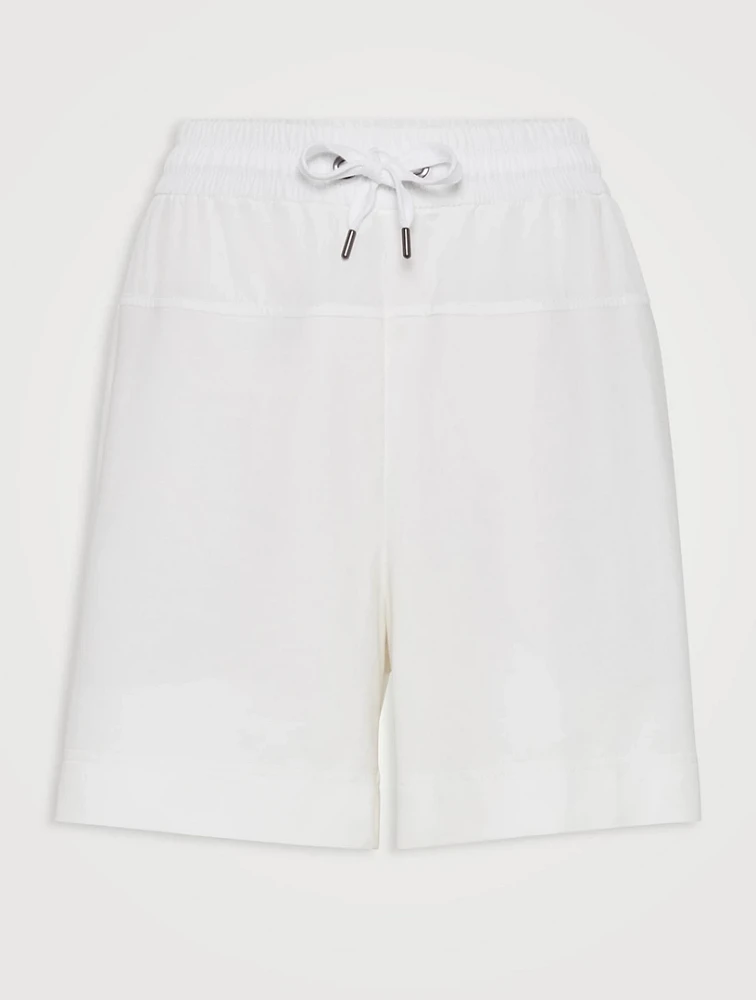 Paneled Track Shorts
