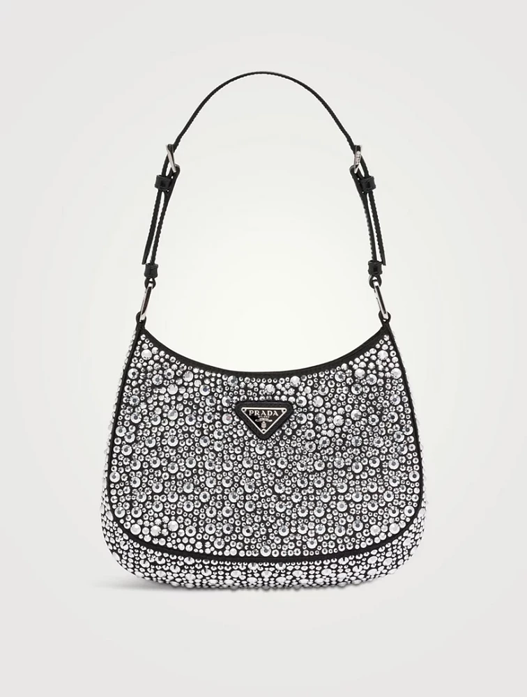 Prada Cleo Satin Bag With Crystals