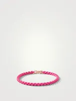 Dy Bel Aire Chain Bracelet Hot Pink With 14k Rose Gold Accent