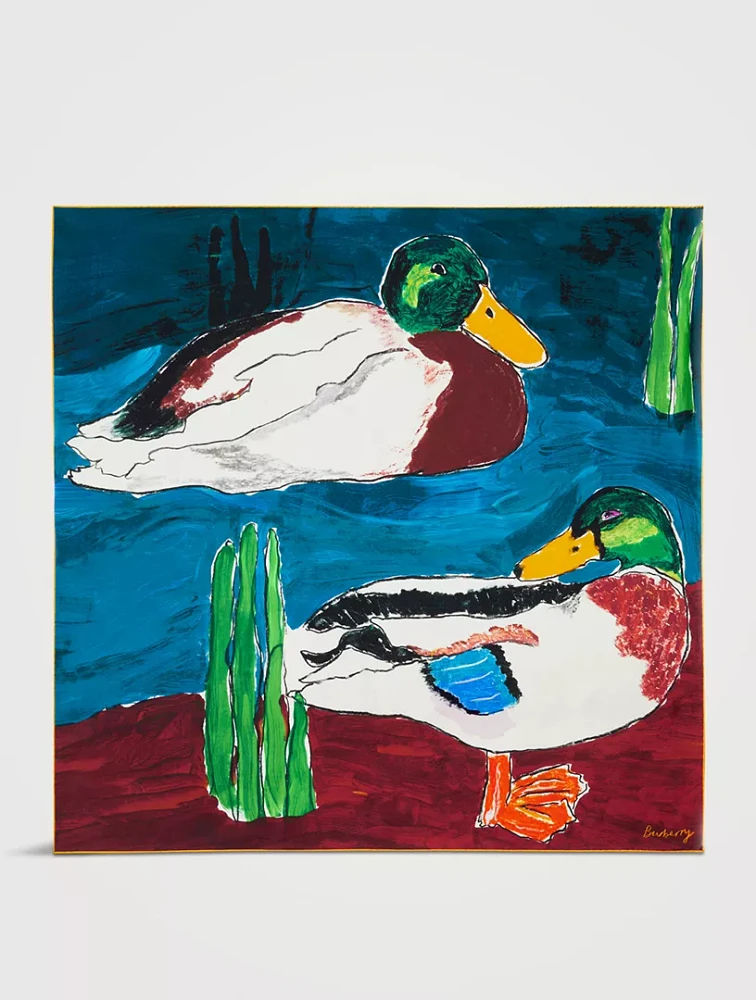Duck Silk Scarf