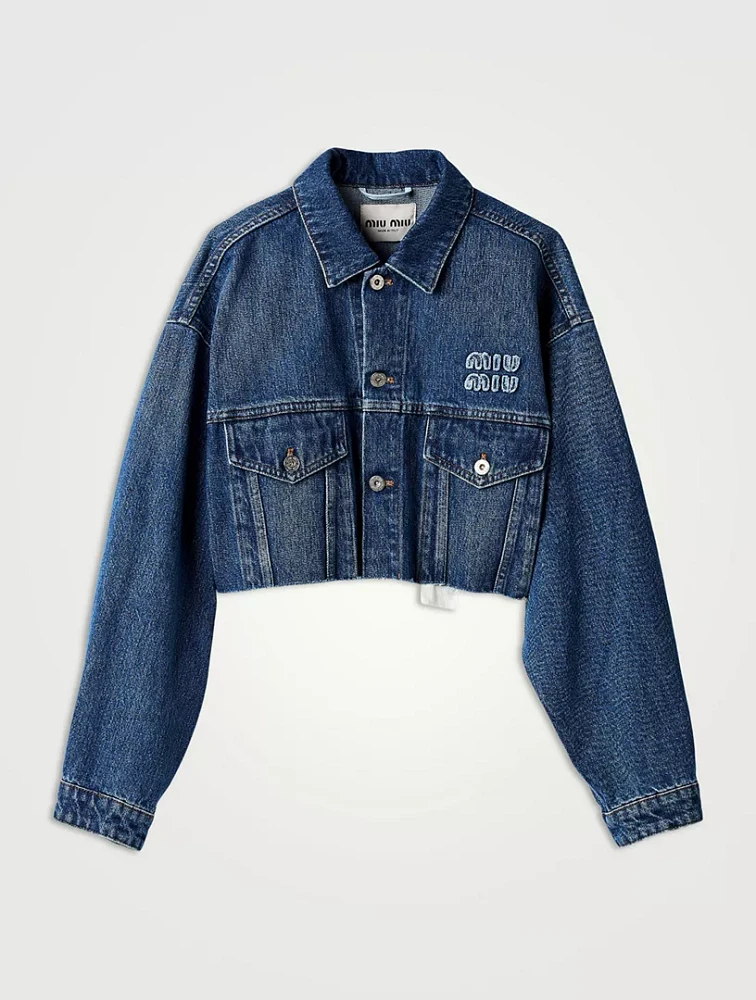 Denim Blouson Jacket