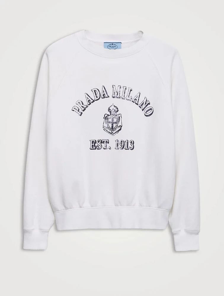 Cotton Crew-neck Sweatshirt
