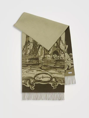 Tower Bridge Cashmere Scarf