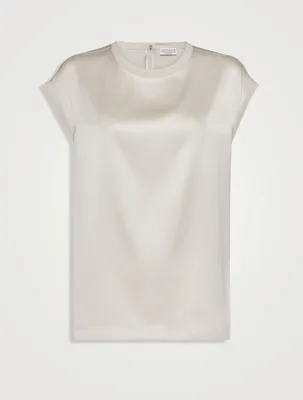 Satin T-shirt