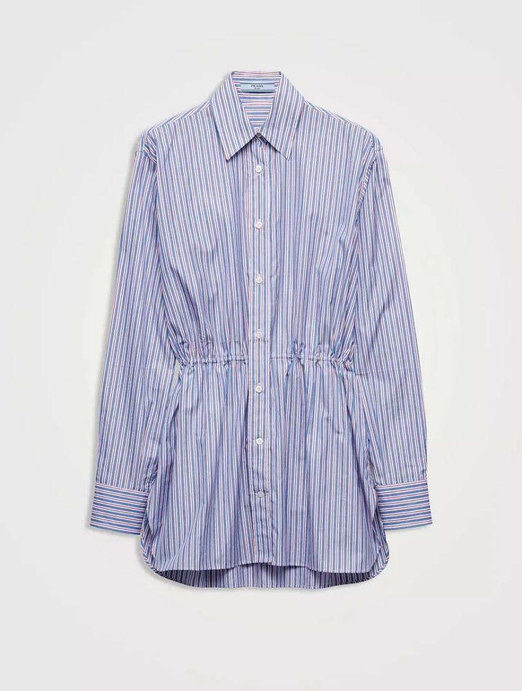 Striped Poplin Shirt