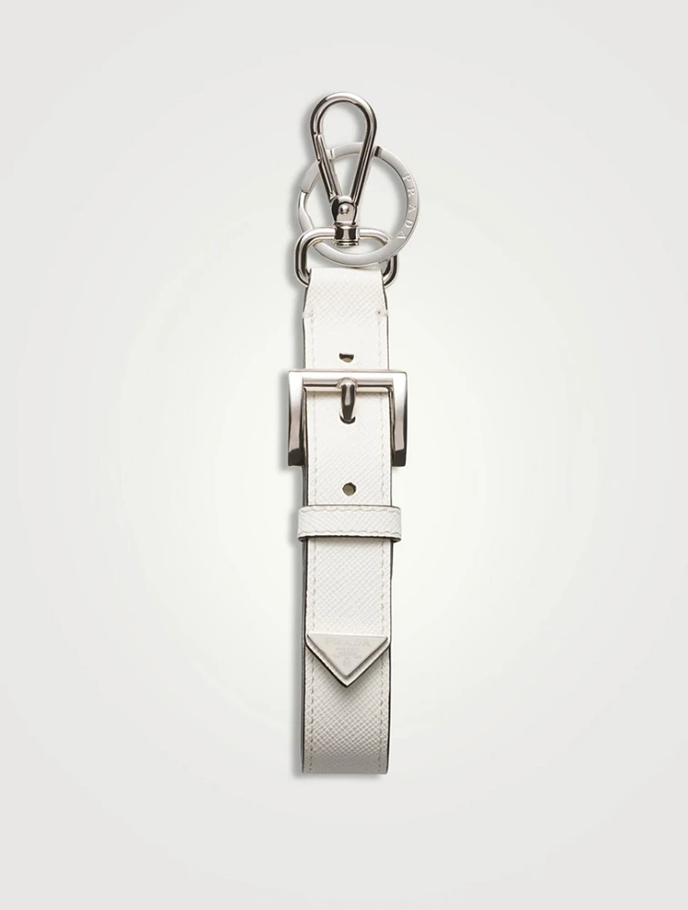 Saffiano Leather Key Ring