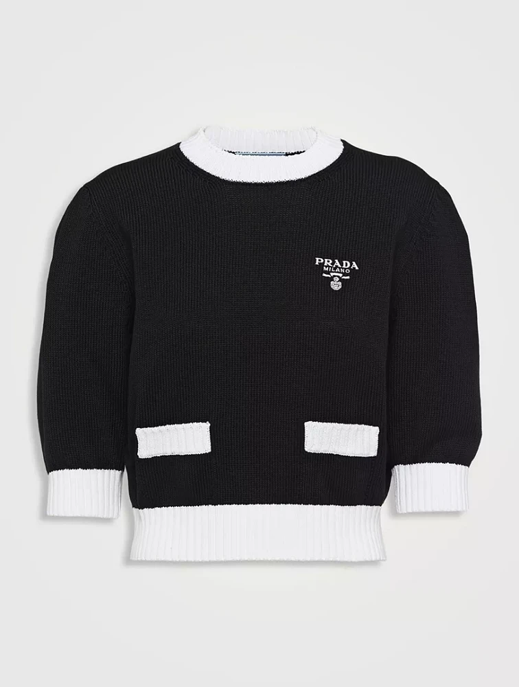 Cotton Crew-neck Sweater