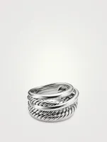 Crossover Ring Sterling Silver