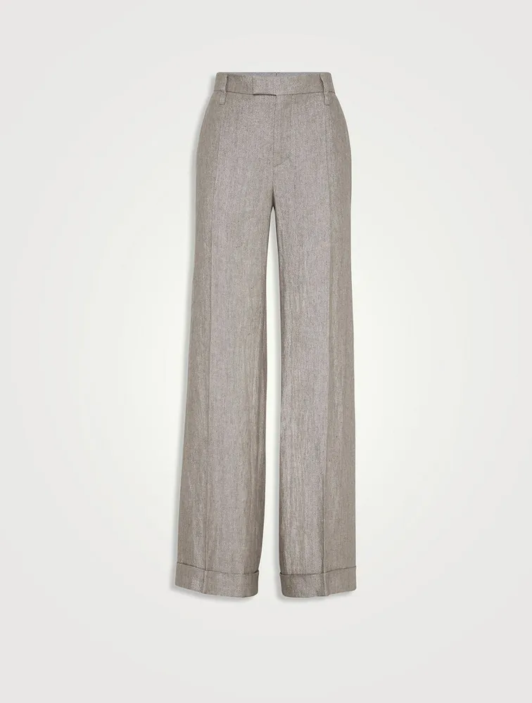 Loose Flared Trousers