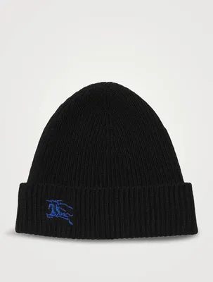 Ribbed Cashmere Beanie