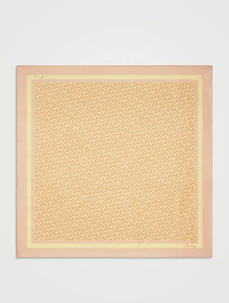 B Charm Silk Scarf