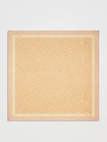 B Charm Silk Scarf
