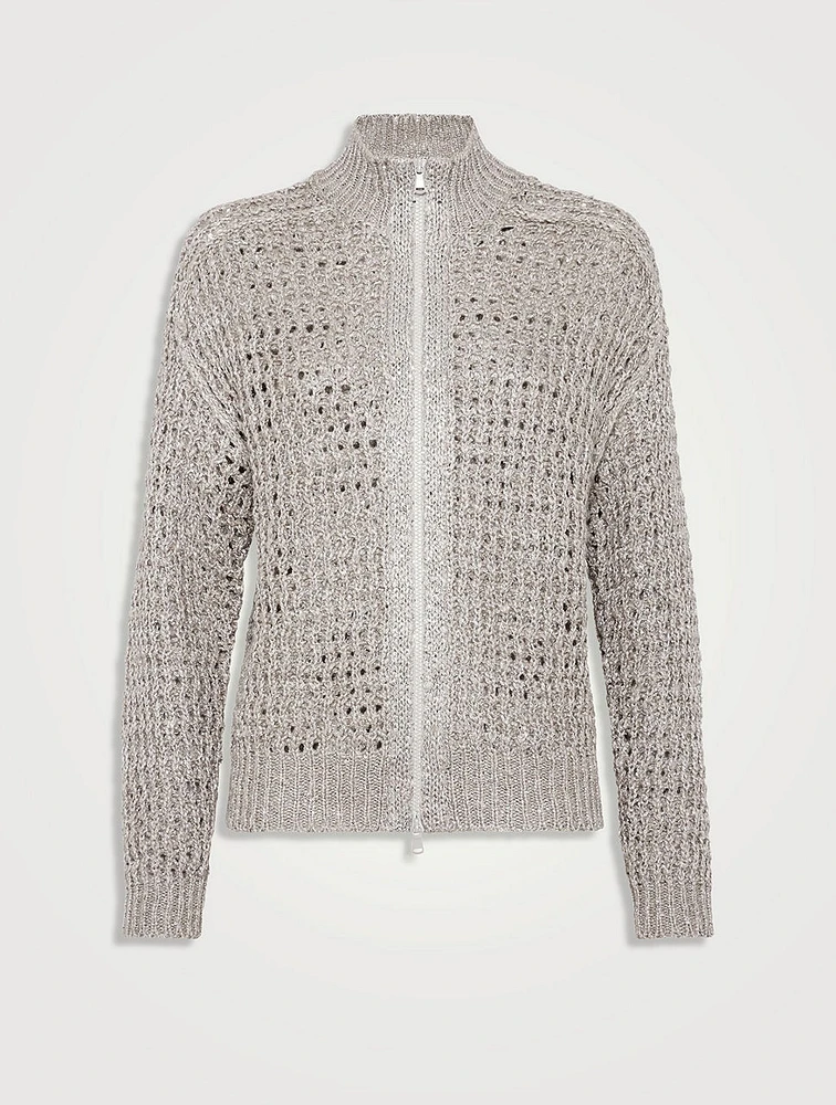 Dazzling Net Cardigan