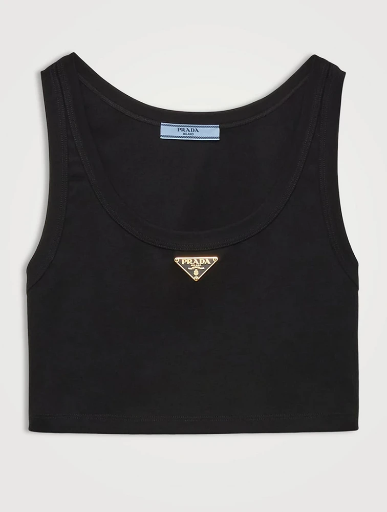 Jersey Cropped Top