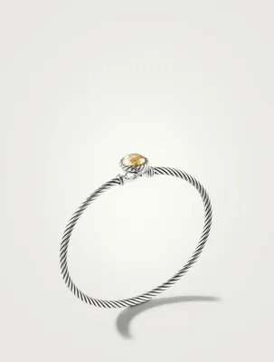 Petite Chatelaine® Bracelet Sterling Silver With 18k Yellow Gold Dome