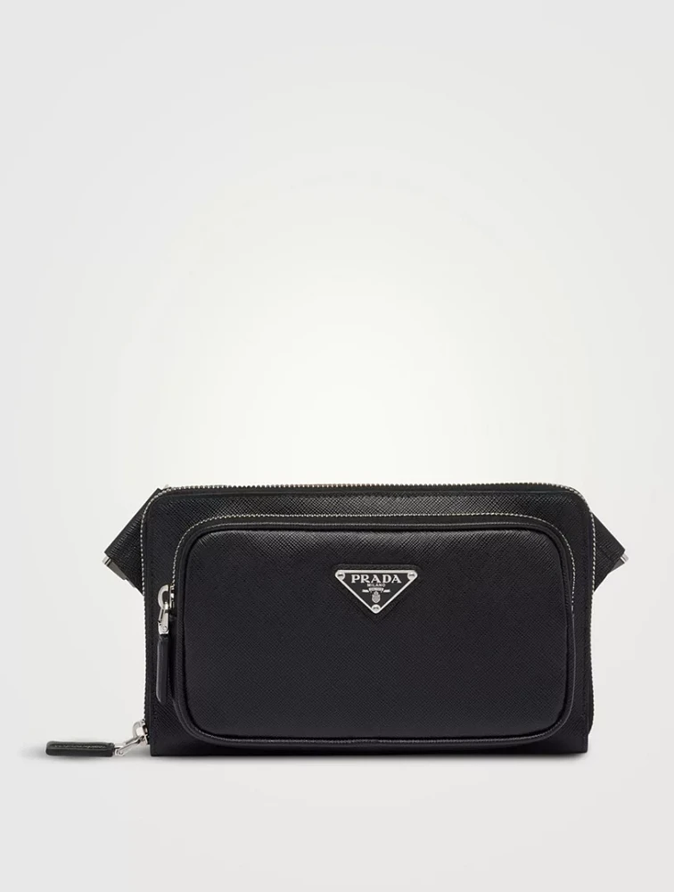 Saffiano Leather Belt Bag