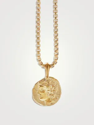 Virgo Amulet In 18k Yellow Gold