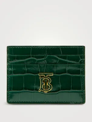 Embossed Leather Tb Card Case