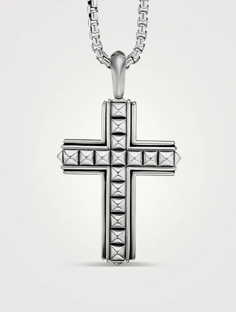 Pyramid Cross In Sterling Silver