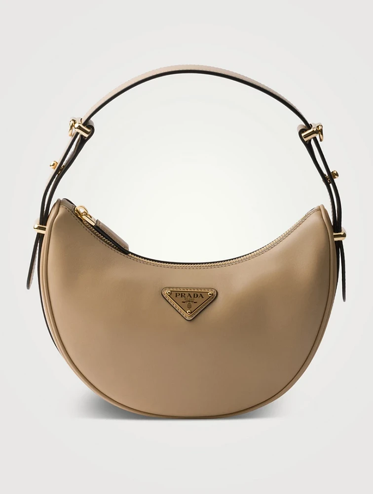 Prada Arqué Small Leather Shoulder Bag
