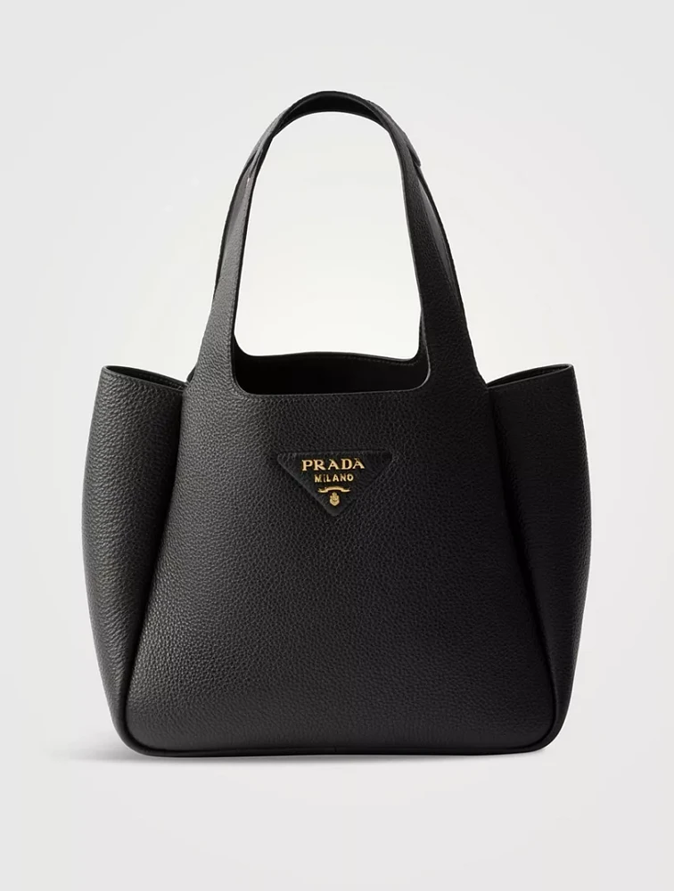 Small Leather Tote Bag