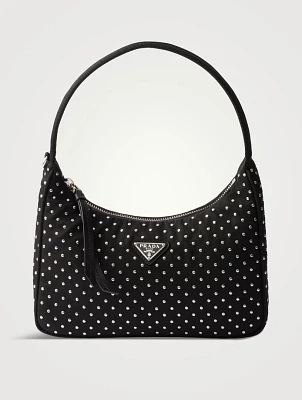 Prada Re-edition Re-nylon Mini Bag With Studs