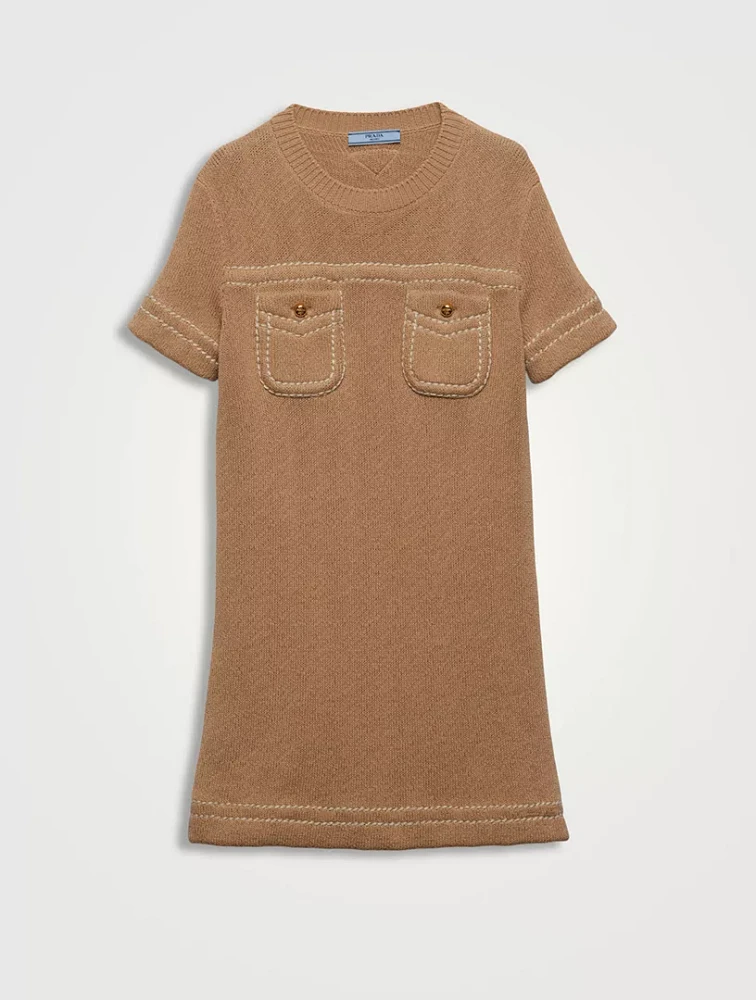 Cotton Crew-neck Dress